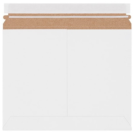 Bsc Preferred 11-1/2 x 9'' White Stayflats Lite Mailers, 200PK RMU119W